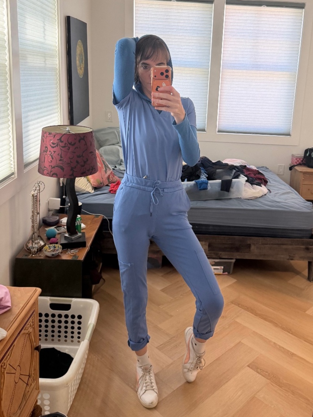 Ceil Blue Scrub Set X-Small and Small